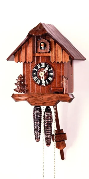 นาฬิกากุ๊กกูเยอรมัน Black Forest Germany ระบบกลไกไขลาน 1 วัน บ้านไม้เยอรมัน รหัสสินค้า 0859
