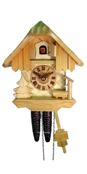 นาฬิกากุ๊กกูเยอรมัน Black Forest Germany ระบบกลไกไขลาน 1 วัน บ้านไม้เยอรมัน รหัสสินค้า 0860