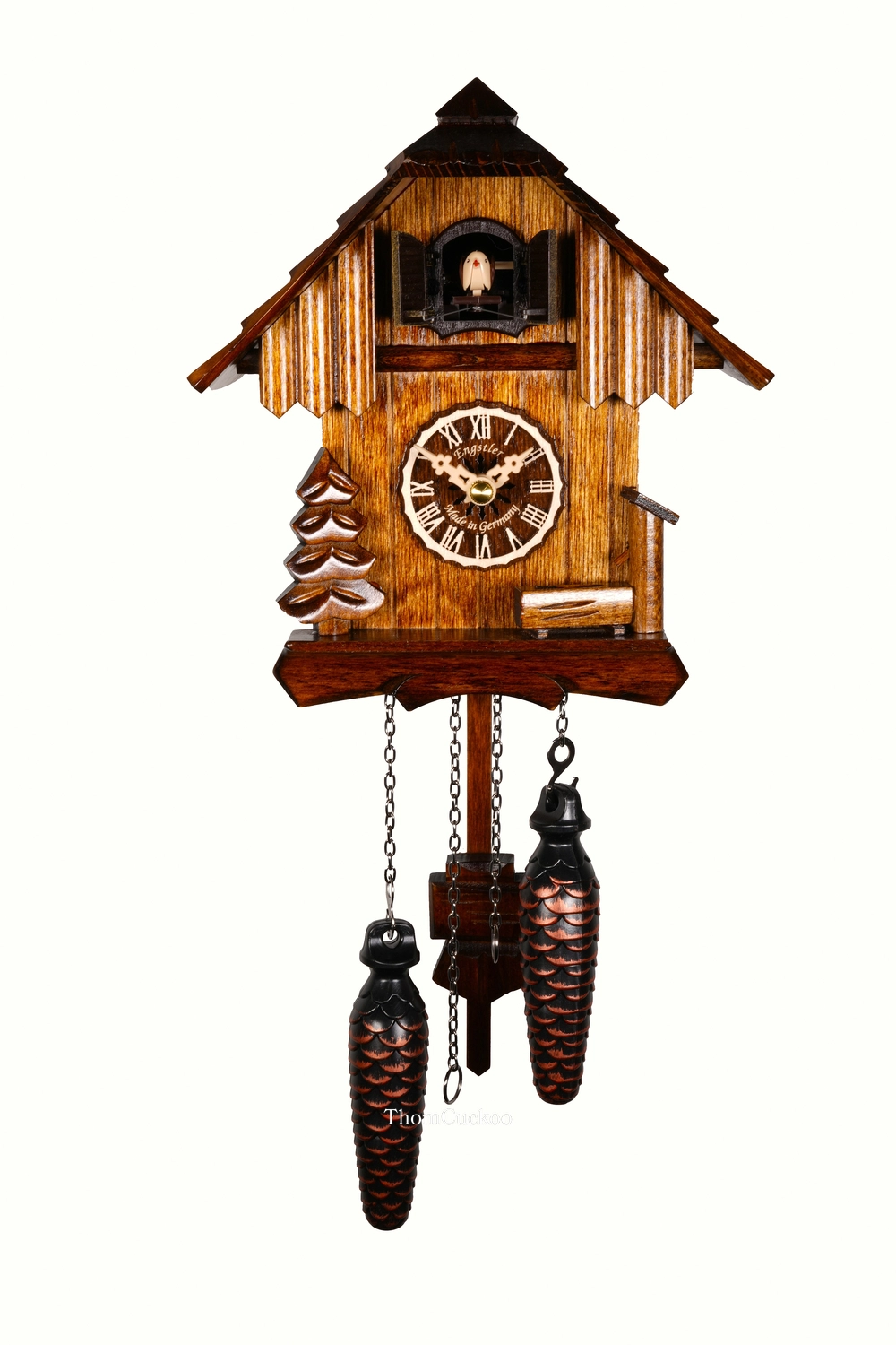 นาฬิกากุ๊กกูเยอรมัน Black Forest Germany ระบบ Quartz บ้านไม้สไตล์ Black Forest รหัสสินค้า 0348
