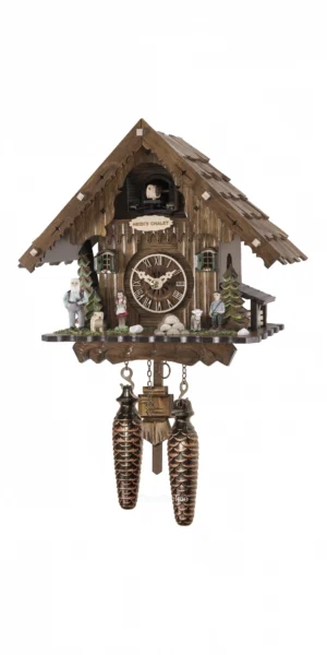 นาฬิกากุ๊กกูเยอรมัน Black Forest Germany ระบบ Quartz พร้อมเสียงดนตรี บ้าน Heidi สไตล์ยุโรป รหัสสินค้า 0023