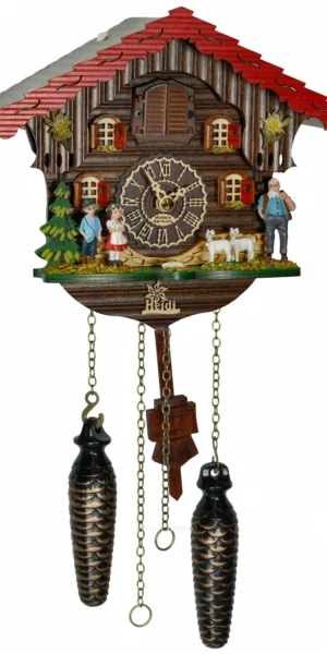 นาฬิกากุ๊กกูเยอรมัน Black Forest Germany ระบบ Quartz พร้อมเสียงดนตรี บ้าน Heidi สไตล์ยุโรป รหัสสินค้า 0034