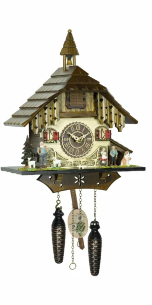 นาฬิกากุ๊กกูเยอรมัน Black Forest Germany ระบบ Quartz พร้อมเสียงดนตรี บ้าน Heidi สไตล์ยุโรป รหัสสินค้า 0069