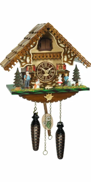 นาฬิกากุ๊กกูเยอรมัน Black Forest Germany ระบบ Quartz พร้อมเสียงดนตรี บ้าน Heidi สไตล์ยุโรป รหัสสินค้า 0116