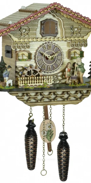 นาฬิกากุ๊กกูเยอรมัน Black Forest Germany ระบบ Quartz พร้อมเสียงดนตรี บ้าน Heidi สไตล์ยุโรป รหัสสินค้า 0223