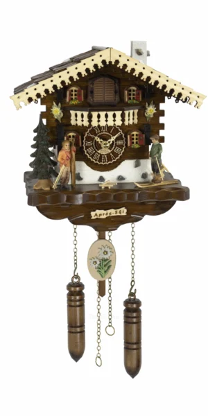 นาฬิกากุ๊กกูเยอรมัน Black Forest Germany ระบบ Quartz พร้อมเสียงดนตรี บ้าน Swiss Chalet รหัสสินค้า 0207