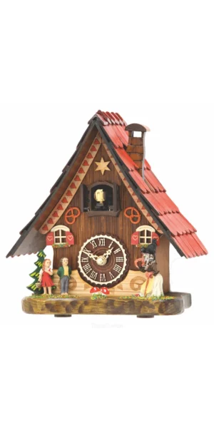 นาฬิกากุ๊กกูเยอรมัน Black Forest Germany ระบบ Quartz พร้อมเสียงดนตรี แบบตั้งโต๊ะบ้าน Black Forest รหัสสินค้า 0130