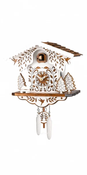 นาฬิกากุ๊กกูเยอรมัน Black Forest Germany ระบบ Quartz บ้าน Swiss Chalet รหัสสินค้า 0418